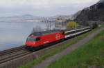 Re 460 111-8 befindet ...  Sandro Gadola 02.04.2011