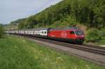Re 460 031-8 zieht ...  Sandro Gadola 15.05.2011