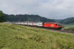 Re 460 061-5 befindet ...  Sandro Gadola 23.07.2011