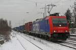 SBB Cargo 482 036-1 durchf�hrt am 6.1.2010 Ratngen-Lintorf  ...