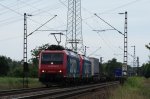 SBB Cargo 482 033-8 + 482 049-4 mit Containerzug in ...