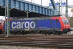 SBB Cargo 482 044 steht am 31.3.10 abgestellt im G�terbahnhof ...