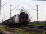 482 005 mit GZ in Richtung Frankfurt(Main).Am 09.04.10 in Gro�sachsen-Heddesheim. ...