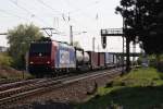 482 026 mit GZ in Richtung Frankfurt(Main).Am 18.04.10 in Gro�sachsen-Heddesheim. ...