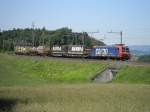 Re 482 SBB Re 482 mit Containerzug am 5.6.10 in M�hlau.