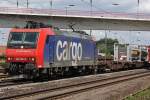 Re 482 SBB Cargo 482 018 am 15.7.10 in Duisburg-Bissingheim