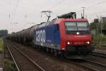 482 032-0 mit einem Kesselwagenzug in Düsseldorf Rath am 21.07.2010 ... 482 032-0 mit einem Kesselwagenzug in Düsseldorf Rath am 21.07.2010 ...