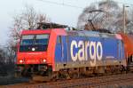 482 042-9 SBB Cargo am Nachmittag des 03.03.2011 bei Woltorf ...