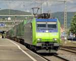 Die Re 485 001-2 Haltingen durchf�hrt am 31.08.10 mit einem ...