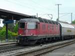 re-6-6-re-620 SBB - Re 6/6  11625 vor G�terzug bei der Durchfahrt im Bahnhof Niederbipp am 20.05.2010