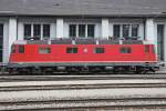 re-6-6-re-620 Re 6/6 11666 Stein am Rhein hat Sonntagspause und steht im Bahnhof Erstfeld vor dem Depot. Aufnahme vom 11. Juli 2010, 16:43.