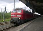 Hier 218 390-3 mit ...  Alexander Borchardt 09.09.2010