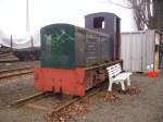 Eine Normalspur Ausgemusterte Diesellok ...  Daniel Michler 18.02.2010