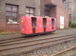 Rheinische Industriebahn Museum Koln Ein Party Feldbahn Wagen im RIM K�ln am 7.2.10