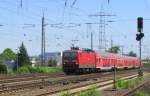DB 143 637-7 + 143 073-5 am Zugende als RE ... DB 143 637-7 + 143 073-5 am Zugende als RE ...