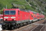Die 143 958-7 zieht ...  Eric Otten 11.09.2011