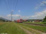 Ein NPZ mit dem schiebenden RBDe 566 230-9 Oberdiessbach (ex ...