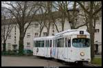 VBLu Gt6 152 am Ebertpark, bei Sonderfahrt der IG Nahverkehr ...