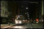 rnv-oeg-heidelberg-ludwigshafen-mannheim Der Wagen 125 auf dem Lindenhof. Im Hintergrund sieht man den Victoriaturm, wo auch Unternehmen wie die DB und MEV angesiedelt sind. 27.03. auf den 28.03.10.