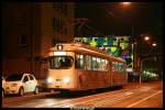 Der Wagen 125 vor dem Wilhem-Hack-Museum in Ludwigshafen. 27.03. auf ...