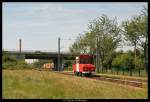 rnv-oeg-heidelberg-ludwigshafen-mannheim Die E-Lok 4351 am 28. Juni 2010 an der Bensheimerstra�e.