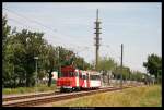 rnv-oeg-heidelberg-ludwigshafen-mannheim Die E-Lok 4351 mit dem 4359 an der Bensheimerstra�e. 27. Juni 2010