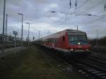 Die Bereitstellung des Fu�ball-Sonderzuges auf Gleis 7 des Rostocker Hbf s. ...