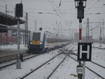 InterConnex f�hrt mit Steuerwagen vorran in Rostock Hbf ein. Er ...