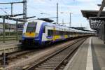 Der Interconnex X 80003 nach Warnem�nde steht am 21.8.2010 in ...