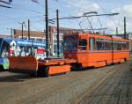 Tatra T6 Wagen 551 als Neue Arbeitstram fuhr am 13.03.10 ...