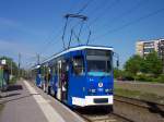 Tatra T6A2 Nr.708 der RSAG Rostock an der Haltestelle Kurt-Schumacher-Ring ...