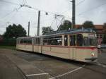 Gotha-Gelenk-Triebwagen beim Wenden auf ...  Mario Hasch 29.08.2011