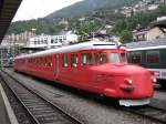 RAe 4/8 1021 im Bahnhof Locarno, 12.08.2010.  ...