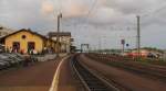 Bahnsteig 1 in R�desheim ...  Frank Thomas 16.08.2011