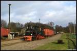 Rugensche Baderbahn - Rasender Roland 99 4652 der R�genschen Kleinbahn am 28.11.09 im Museum in Putbus/R�gen.