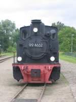 99 4652 im Bahnhof Putbus am 20.Juli.2009 abgestellt. ... 99 4652 im Bahnhof Putbus am 20.Juli.2009 abgestellt. ...