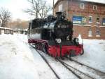 99 4802 setzte am 06.Februar 2010 nach der Ankunft im ...