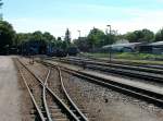Rugensche Baderbahn - Rasender Roland Die Zufahrtsgleise zur Wagenwerkstatt und zur Einsatzstelle in Putbus.