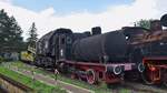 Diese Industrielok Nr. 20-064, wurde 1924 von Henschel produziert und liegt ausgestelt im Bahnmuseum des BW Sibiu. Aufnahme vom 29.07.2018.