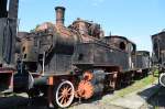 Rumnien Dampflok CFR 375.032 im Eisenbahnmuseum Sibiu/Hermannstadt 10.05.2015