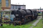 Rumnien Dampflok CFR 150.1105 im Eisenbahnmuseum Sibiu/Hermannstadt 10.05.2015