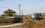 60 1376-2 mit dem R 8654 (Tulcea Oras-Medgidia) in Mihail Kogalniceanu 30.8.17. Was hier gerade ist und was nicht ist schwer zu sagen :-D