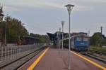 BAhnhof Slobozia am 30.09.2017. Im rechten Teil des Bildes ist die abgestellte 60-1120-1 zu sehen.