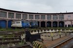 Kleine Lokparade im Bahnbetriebswerk Sibiu am 17.06.2016.