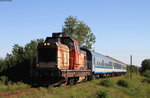 82-0446-3 mit dem R 369 (Püspökladany-Salonta) bei Oradea Vest 31.8.16