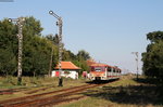 790 123-7; 790 523-6; 790 503-8 und 790 103-9 als R 9591 (Timisoara Nord-Jimbolia) in Carpinis 29.8.16