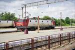 CFR Lok 400 658 rangiert am 21.05.2018 im Bahnhof von Constanza.