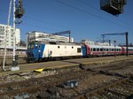 Diesellok 65-1384-0 verlässt den Bukarester Nordbahnhof am 09.10.2016 mit Regio in Richtung Galati.