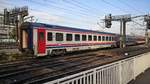 Am 06.08.2018 fuhr eine internationale Garnitur gebildet aus einem BDZ-Wagen, einem CFR-Calatori-Wagen und einem türkischem TCDD-Wagen aus Richtung Sofia und Istanbul im Nordbahnhof Bukarest ein.