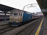 Diesellok 63-0847-2 mit Regio nach Giurgiu in Bukarester Nordbahnhof am 16.10.2016.